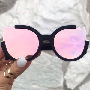 Topfoxx pink cat eye sunglasses